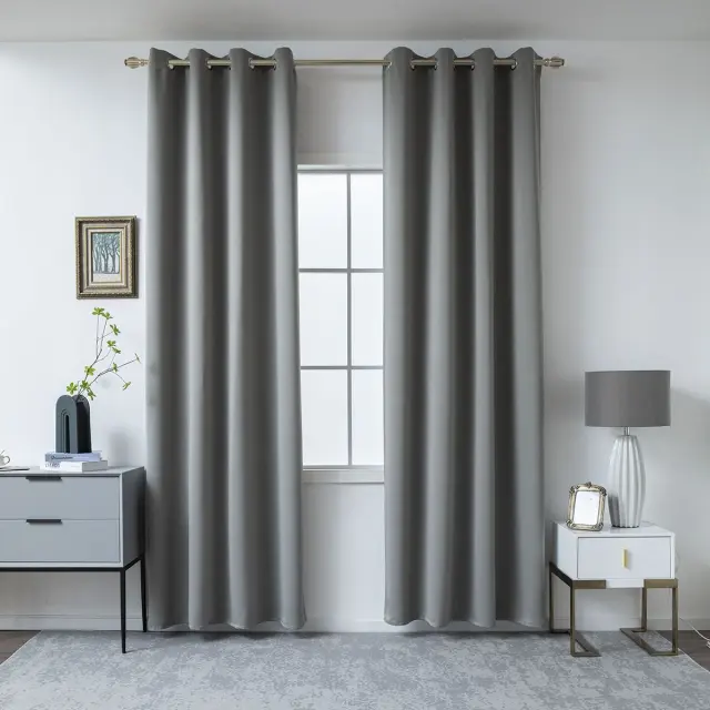 Beauty Home Ύφασμα κουρτίνας Blackout σκίασης Ideal Art 8400 Ύφασμα Φ280 Ανθρακίτης