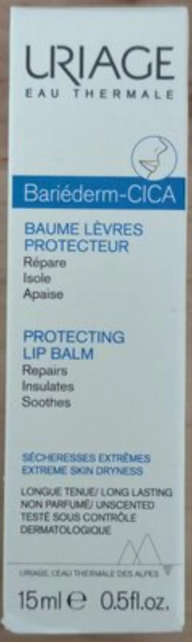 Uriage Bariederm Nourishing balm Cica-Lips Repairing Balm 15 ml