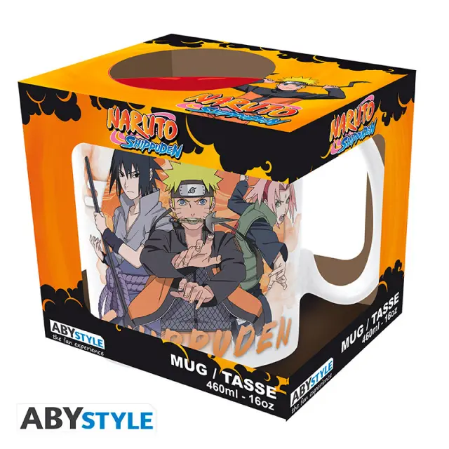 NARUTO SHIPPUDEN - Mug - 460 ml - Past and present 3