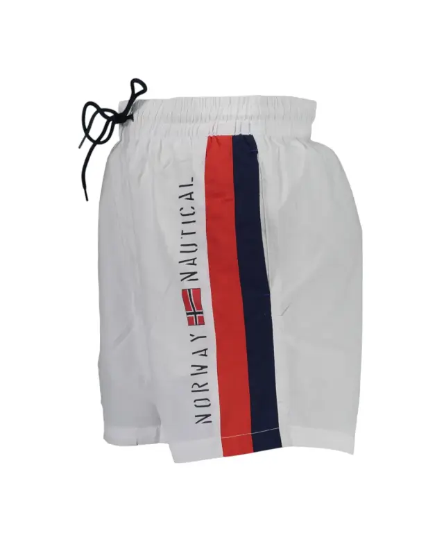 Norway Nautical School - Ανδρικό Μαγιό Σόρτς 838302-ANCOWHIT Λευκό 3
