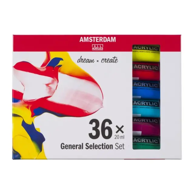 Σετ Ακρυλικά Talens Amsterdam, 36 Χρώματα x 20ml