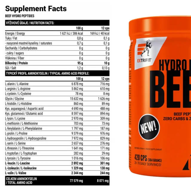 Extrifit Beef Hydro Peptides 2