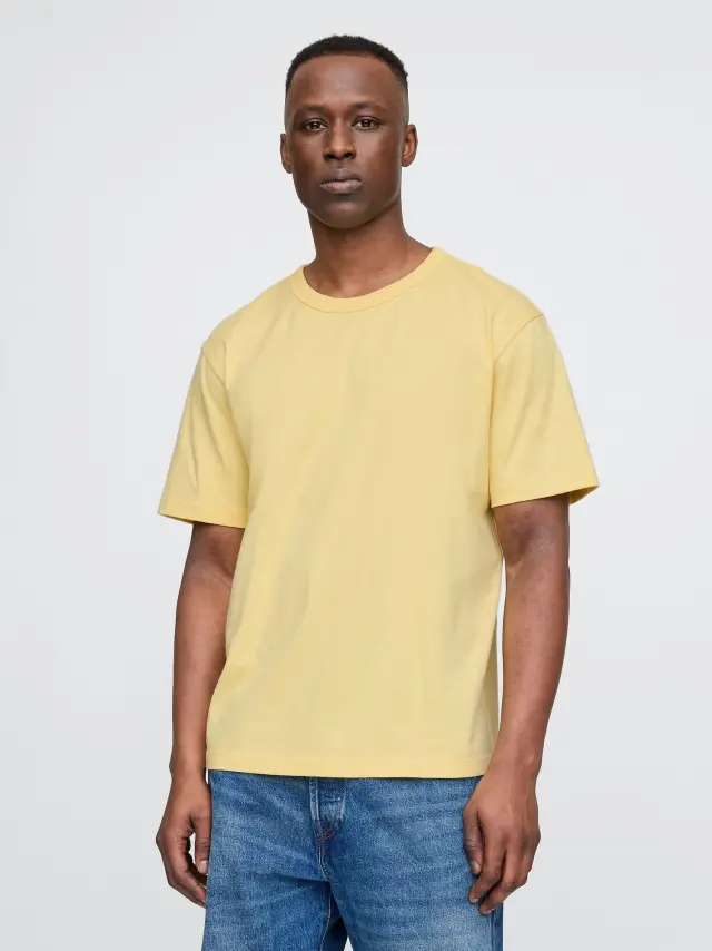 Κίτρινη Original Μπλούζα από 100% Οργανικό Βαμβάκι Spring yellow - M