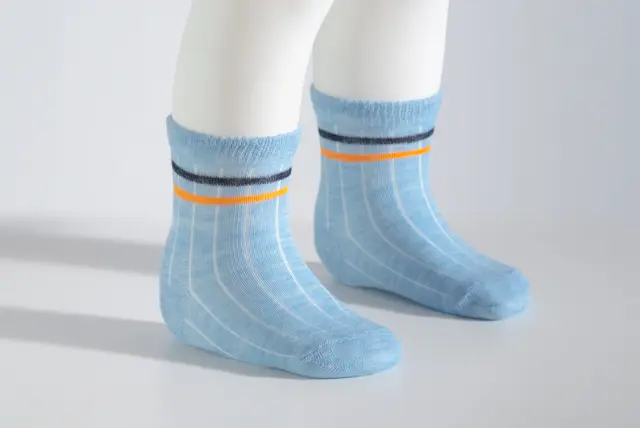 Socks Baby με Ρίγες Γαλάζιο