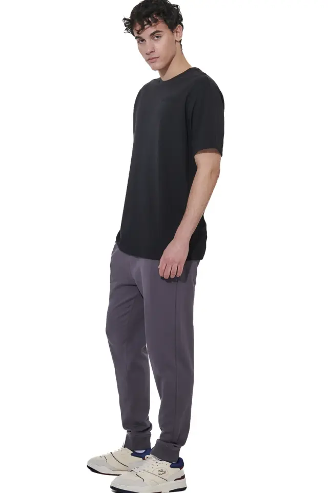 Body Action Men's Tapered Sweatpants 023626-01-03B - S 2
