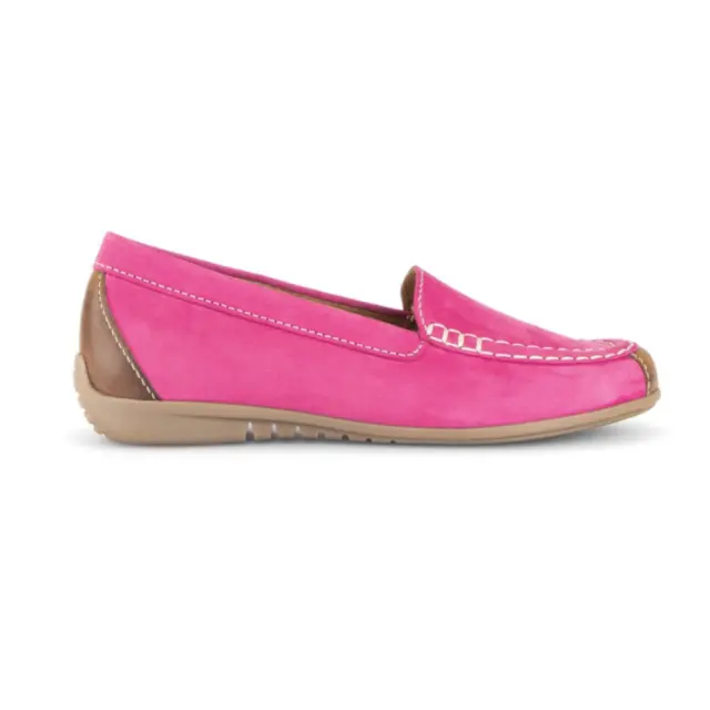 Gabor Μοκασίνια-Loafers Γυναικείο δέρμα Nubuck Ροζ GAB/44260 10-PINK - 37