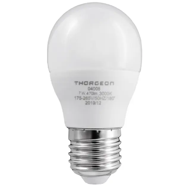 LED Light bulb GEN2 7W E27 P45 3000K 595lm