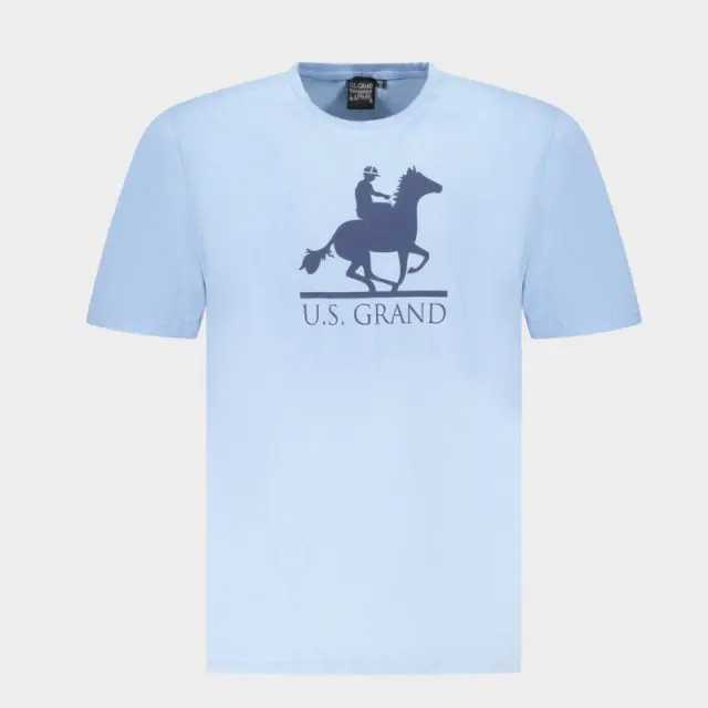 T-Shirt U.S. Grand Polo AU02646_AZ4CIELO Γαλάζιο - 2XL