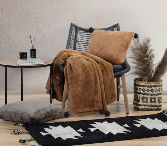 Nef-Nef Homeware Διακοσμητικό Μαξιλάρι Sherpa Miaris 50x50 Carry 2