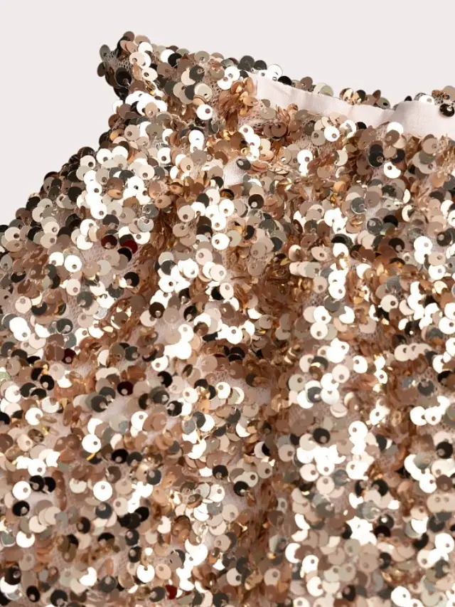 Παιδικό Σορτς για Κορίτσια Sparkly Party ΧΡΥΣΟ 2