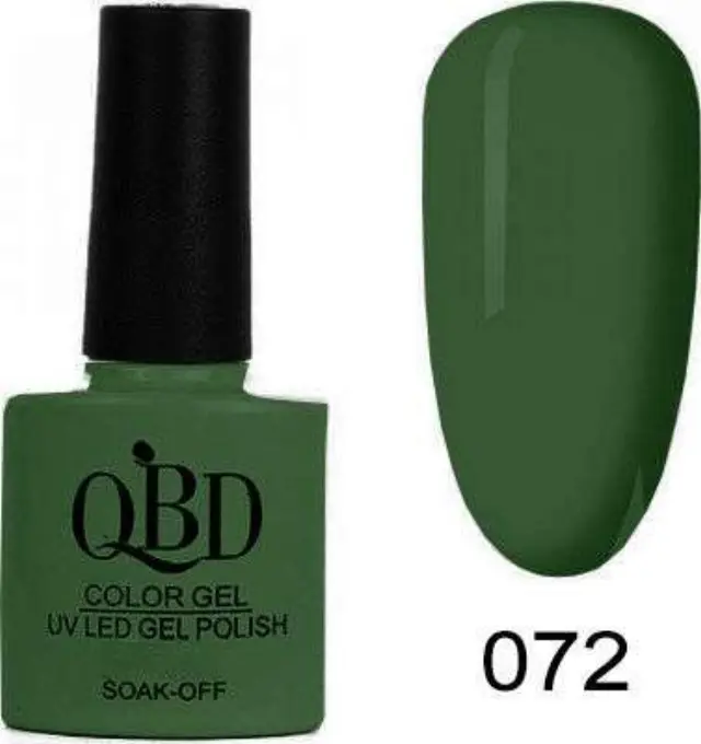QBD Ημιμόνιμο βερνίκι color Gel Uv/Led Gel Polish 072