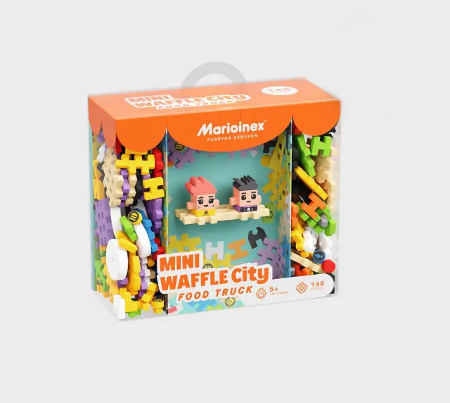 Marioinex Εκπαιδευτικά Τουβλάκια Κατασκευών Mini Waffle City: Καντίνα 148 τμχ. από 3+ ετών 904244