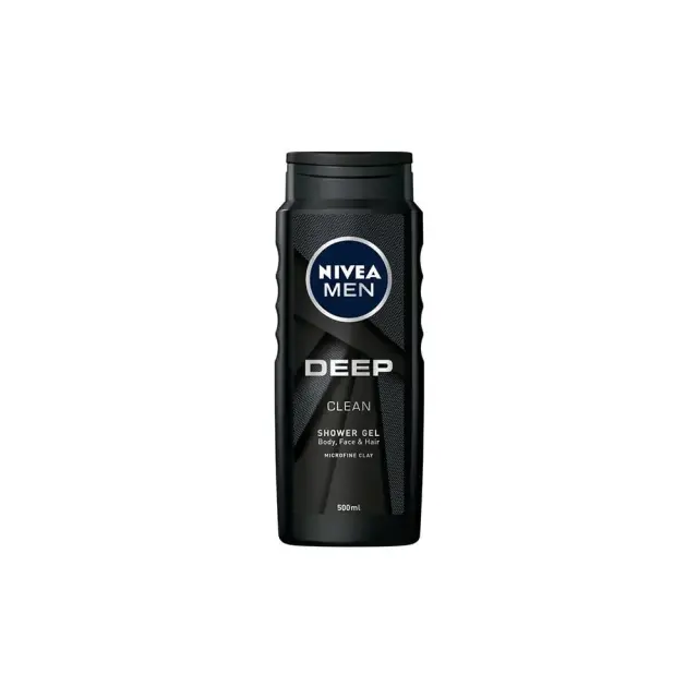 Nivea Men Shower Gel Deep Clean Ανδρικό Αφρόλουτρο, 500ml