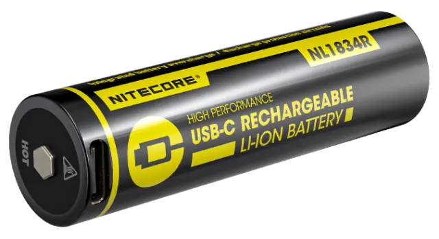ΜΠΑΤΑΡΙΑ NITECORE 18650 / 3400mAh / USB-C (τιμή τεμαχίου)