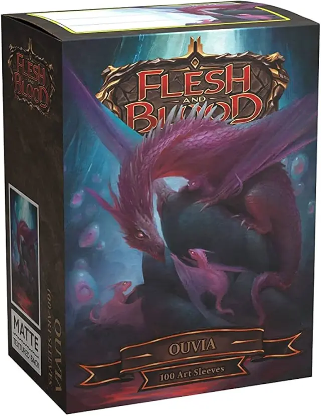 Dragon Shield Flesh and Blood License Standard Art Sleeves - Ouvia (100 Sleeves)