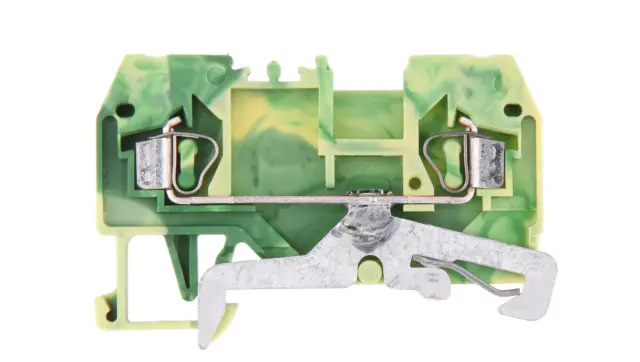 Ground terminal block 2-conductor 2.5mm² green-yellow