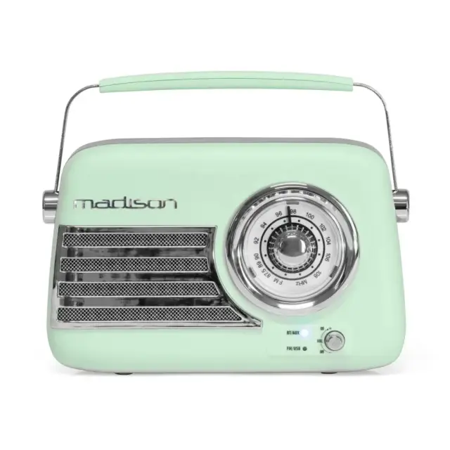 Madison Freesound-VR40GR-MAT Φορητό Ραδιόφωνο Bluetooth