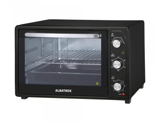 Ηλεκτρικό Φουρνάκι Albatros A45BC2 με Ισχύ 1800W και Χωρητικότητα 45L A45BC2 2