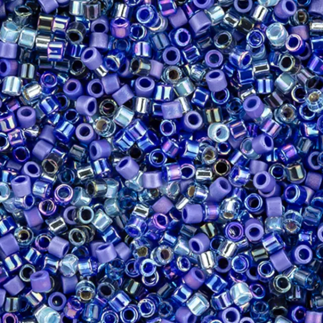Χάντρα Miyuki Delica 11/0 - MIX02 - Blue Tones ~7gr
