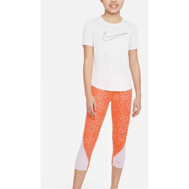Nike Dri-FIT One ΠΑΙΔΙΚΟ ΚΟΛΑΝ (DO7125-817) - Πορτοκαλί 3