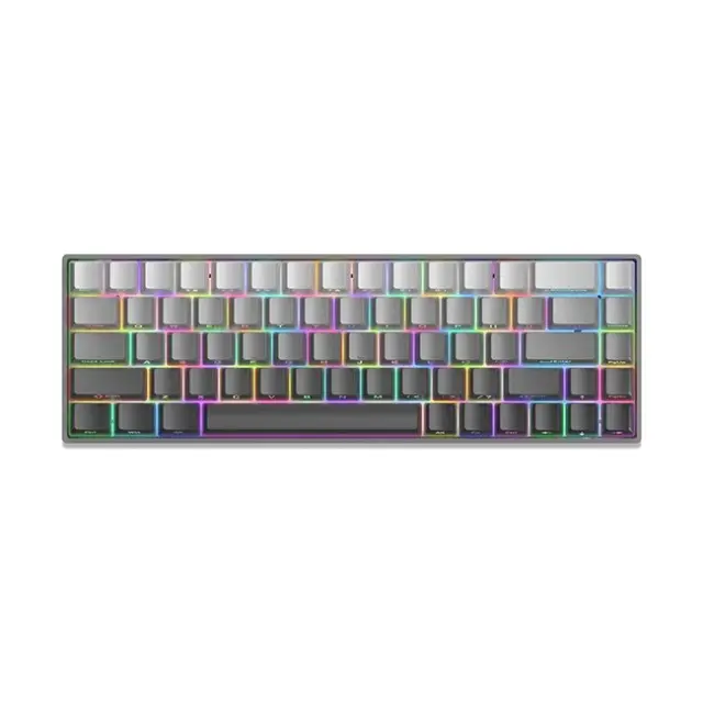 White Shark Gaming Keyboard Nunchaku Gray (NUNCHAKU-G-US-RED.SW)