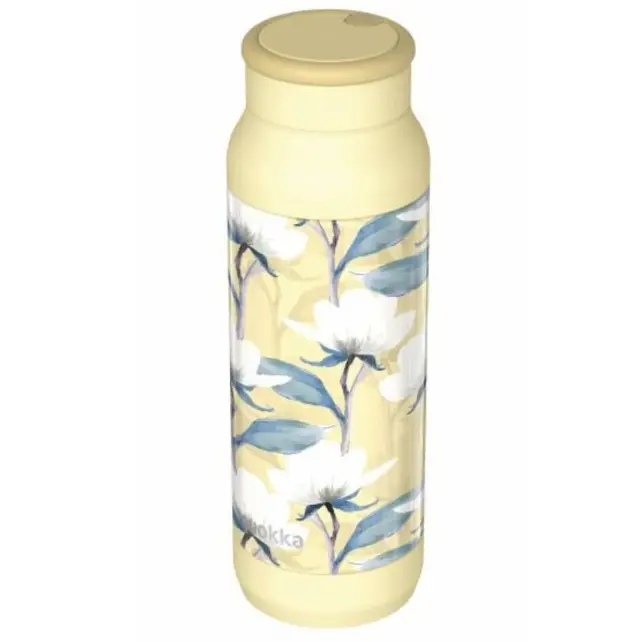 Quokka Θερμός παγούρι Stainless steel Thermal Bottle with Silicone Handle ECHO MAGNOLIA 690 ML 40392