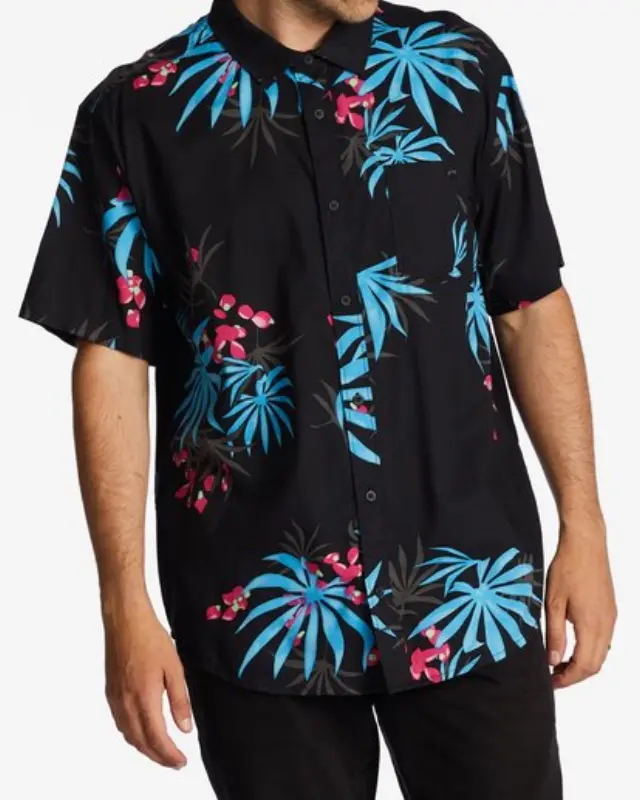 BILLABONG SUNDAYS ΠΟΥΚΑΜΙΣΟ ΑΝΔΡΙΚΟ - ABYWT00234-BLK BLACK BLACK