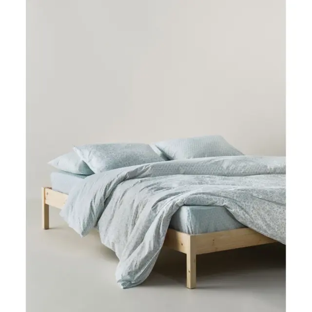 Σετ Σεντόνια Υπέρδιπλα 4 Τεμαχίων Kentia Evanthia 2 Mint Green- White 240x270