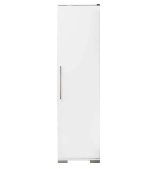 Ντουλάπα ADR-408-PP Diamond Λευκό+Λευκό High Gloss 50x187x35