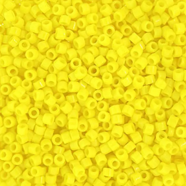 Χάντρα Miyuki Delica 11/0 - DB0721 - Opaque Yellow ~7gr