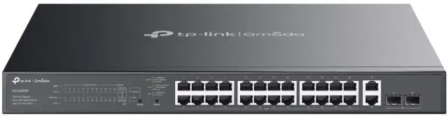 TP-LINK Omada ES228GMP v1 Managed L2 PoE+ Switch με 26 Θύρες Gigabit (1Gbps) Ethernet και 2 SFP Θύρες
