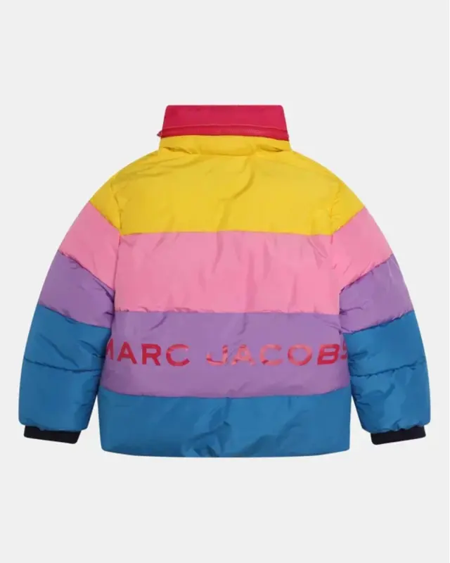 Marc Jacobs Kids Πολύχρωμο Puffer Jacket με Logo - 12Y 3