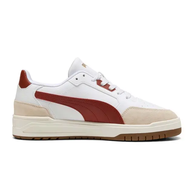 Puma Men's Shuffle Downtown OG Άσπρο - Μπορντό 403840-07 (Puma) 2