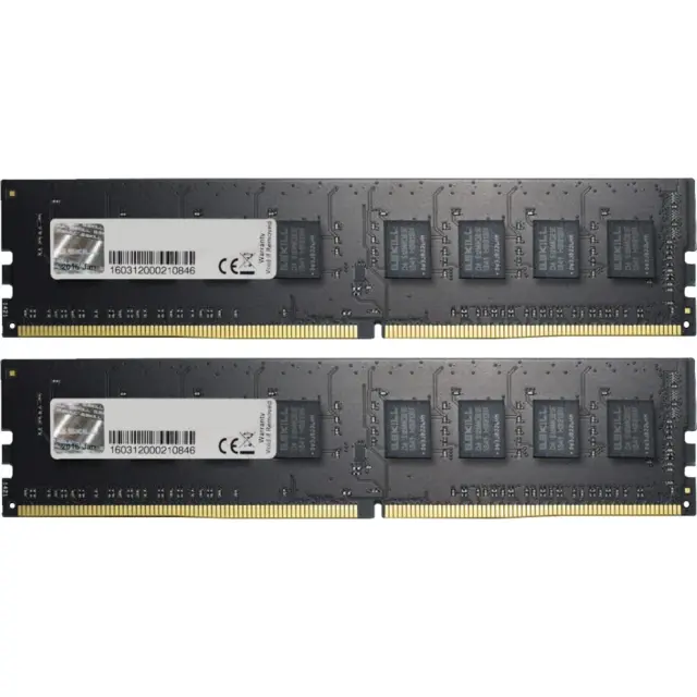 G.Skill DIMM 64 GB DDR4-2666 (2x 32 GB) Dual-Kit (black, F4-2666C19D-64GNT, Value, INTEL XMP)