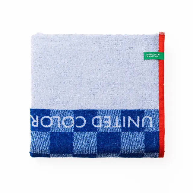 Benetton Kids Πετσέτα Θαλάσσης Βαμβακερή Blue