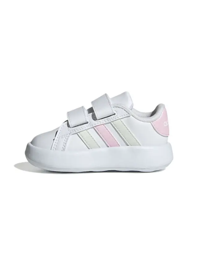 Adidas Grand Court Παιδικά Sneakers με Σκρατς Λευκά - 26 2