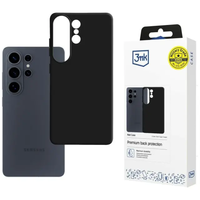 3mk® Θήκη Σιλικόνης για Galaxy S26 Ultra-Matte Black