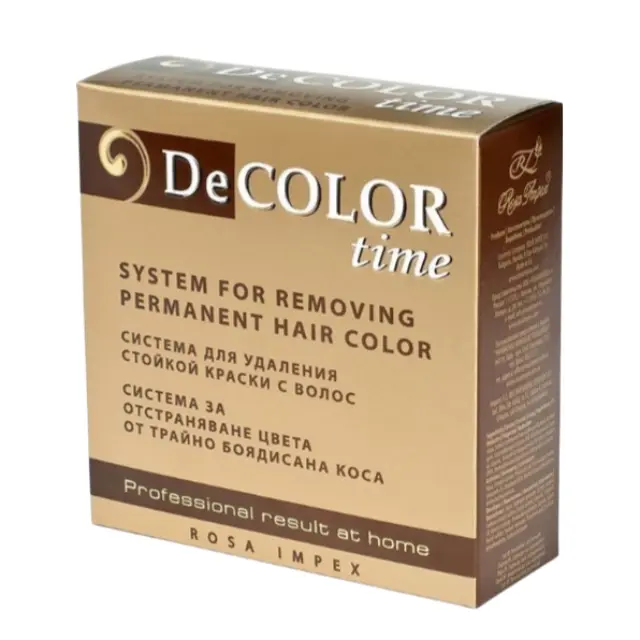 spa Master DeCOLOR Time Σύστημα Αφαίρεσης της Μόνιμης Βαφής Μαλλιών Χωρίς Αμμωνία - Color Off 3x110ml