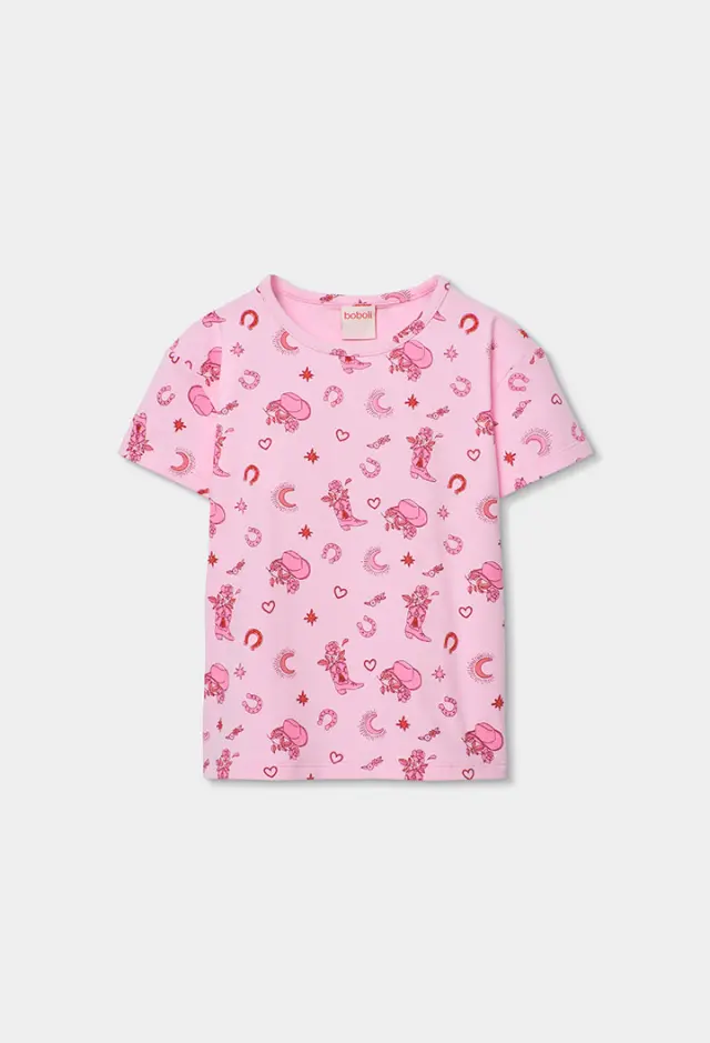 Boboli Knit pyjamas με τύπωμα για κορίτσι 483016-9768 3