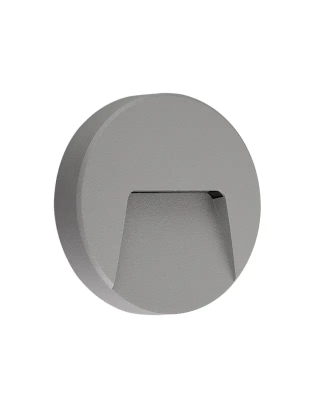 ΦΩΤΙΣΤΙΚΟ ΑΠΛΙΚΑ LED SLIM Φ135Χ32mm 3W 3000K 100lm IP65 ΠΛΑΣΤΙΚΟ ΓΚΡΙ SEASIDE UNIVERSE