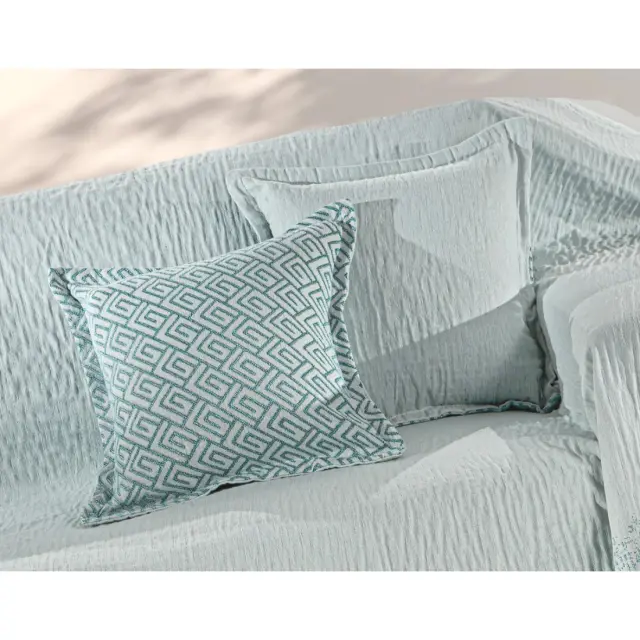 Μαξιλαροθήκη Διακόσμησης Guy Laroche Moreno Aqua 50x50