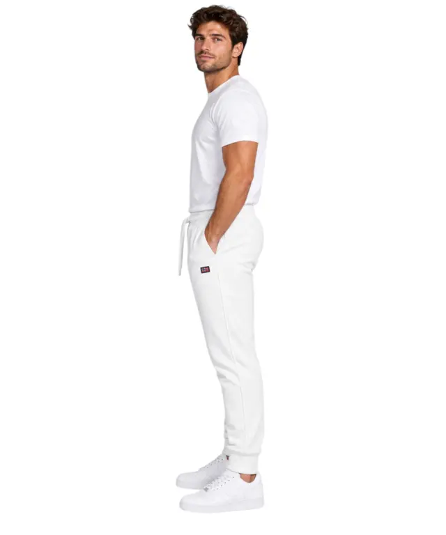 Norway Nautical School - Ανδρικό Παντελόνι Φόρμας 852756-WHITE Λευκό 3