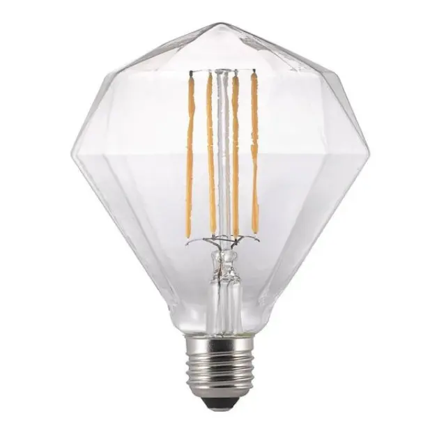 LED Bulb Deco E27, 200 lm, 2200 K, Clear, Diamond Avra
