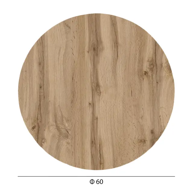 ΕΠΙΦΑΝΕΙΑ ΤΡΑΠΕΖΙΟΥ HPL ΣΤΡΟΓΓΥΛΗ FB95841.36 SONAMA OAK Φ60εκ. 2