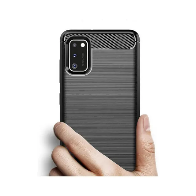 Vivid Carbon Case Samsung Galaxy A41 Black 3