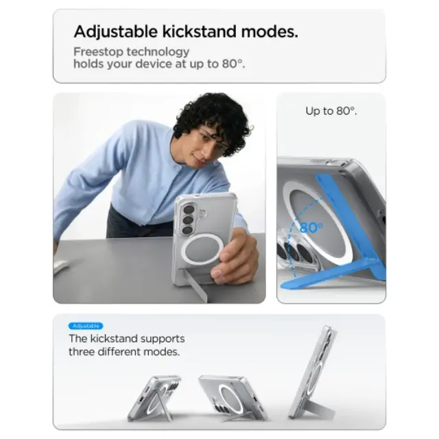 Spigen Ultra Hybrid "s" Mag Magsafe Galaxy S26 Clear/white 3