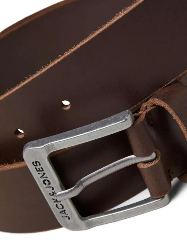 JACROCK LEATHER BELT NOOS Brown Stone 3