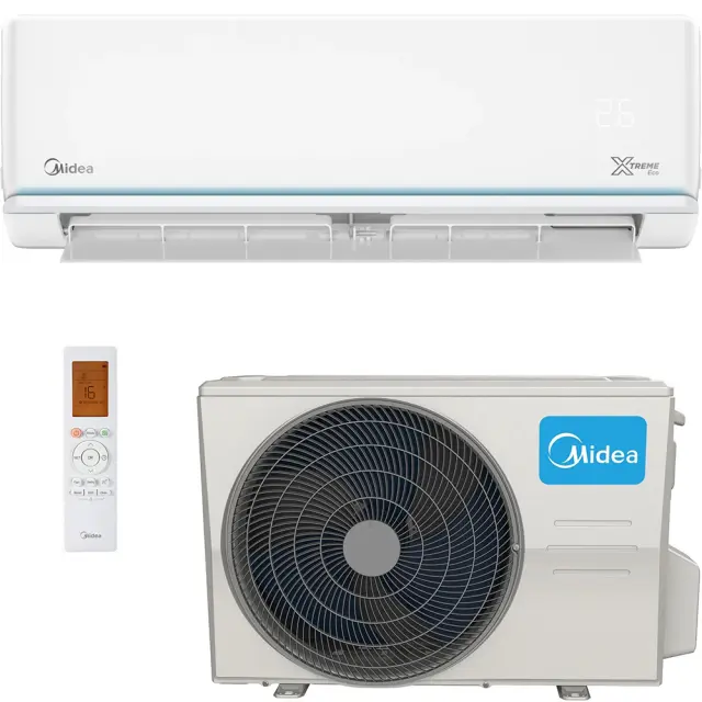 Midea AG2Eco-12NXD0-I/AG2Eco-12N8D0-O Κλιματιστικό Inverter 12000 BTU A++/A+ με Ιονιστή και WiFi 2