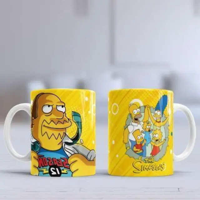 Kούπα κεραμική λευκη 330ml Simpsons -Jeff Albertson η κούπα είναι με συσκευασία δώρου
