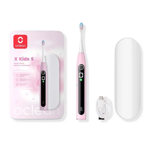 Oclean Ηλεκτρική Οδοντόβουρτσα X Kids Set Pink
